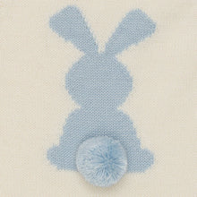 Cargar imagen en el visor de la galería, Set Tejido Crema con Conejo-Azul
