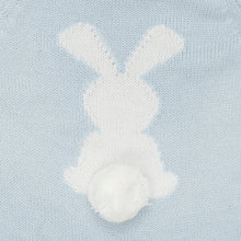 Cargar imagen en el visor de la galería, Set Tejido Azul con Conejo-Blanco
